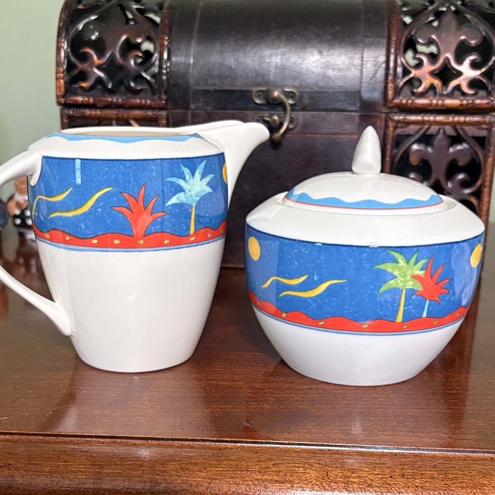 Christopher Stewart Barbados Creamer Sugar set